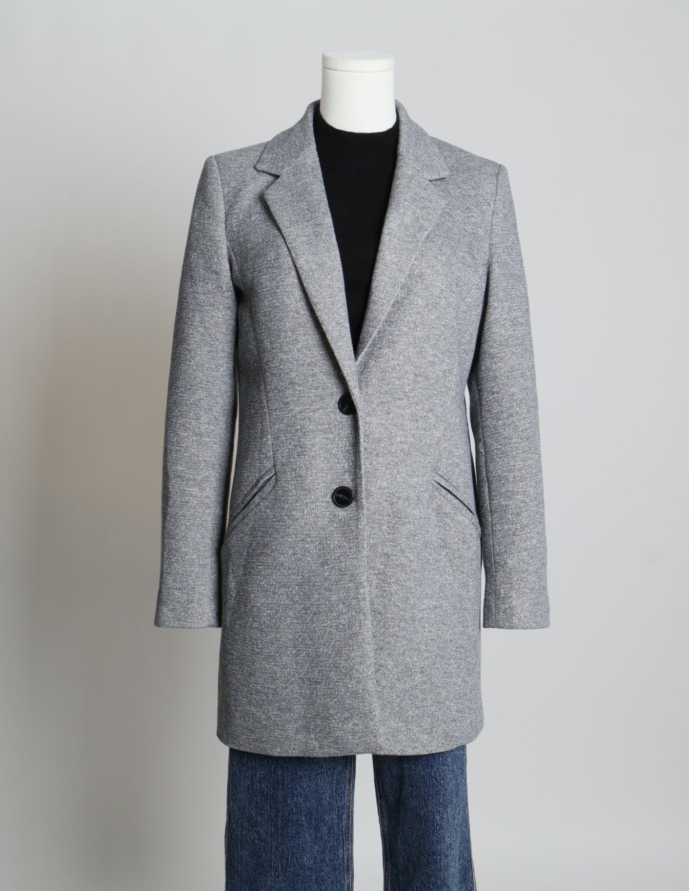 Manteau à col à revers