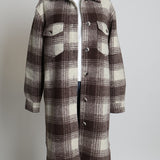 Veste-chemise à carreaux
