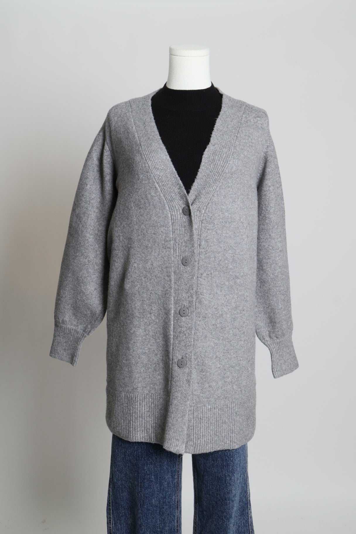 Cardigan long en maille