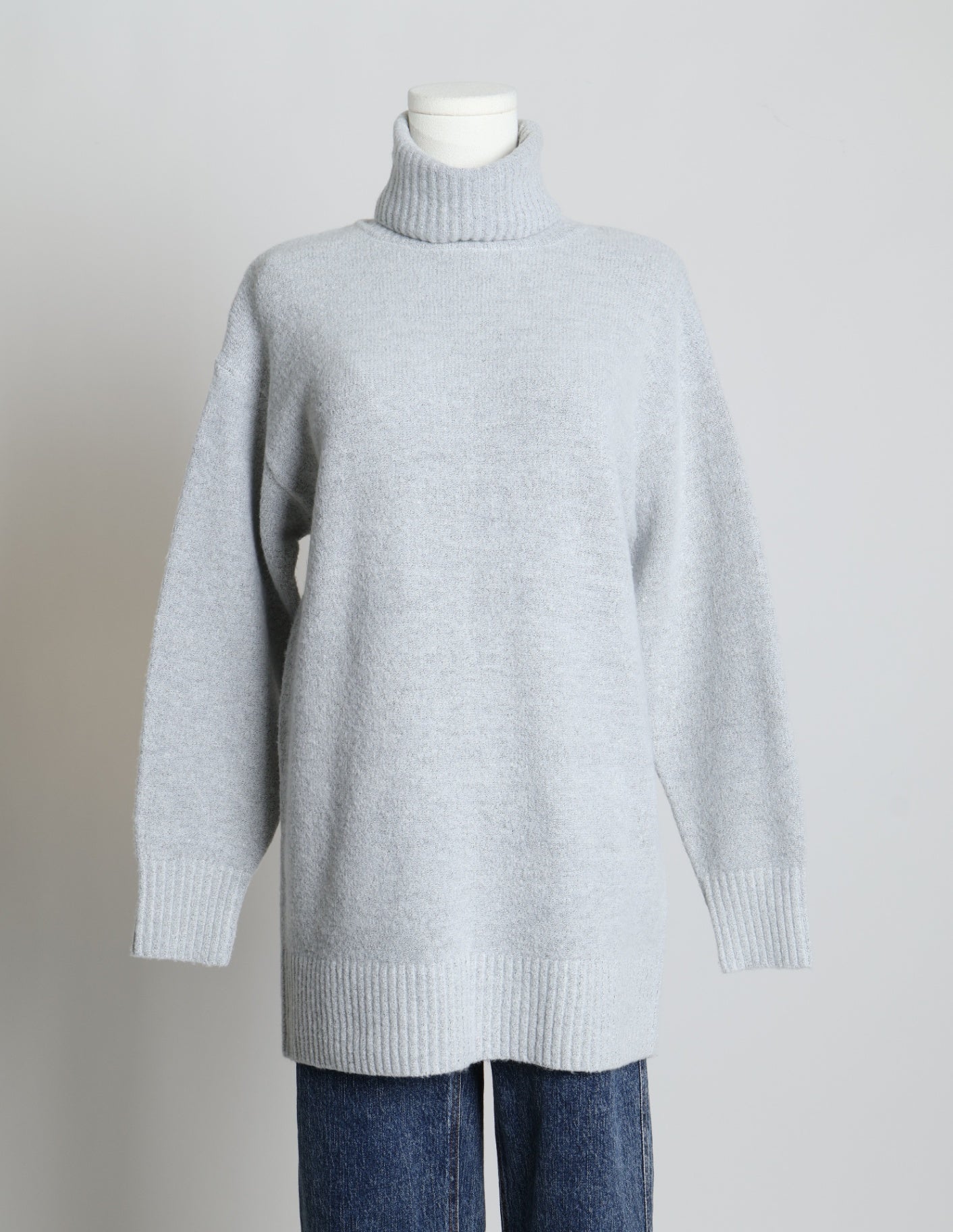Pull à col roulé en tricot