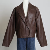 Jacket court en cuirette