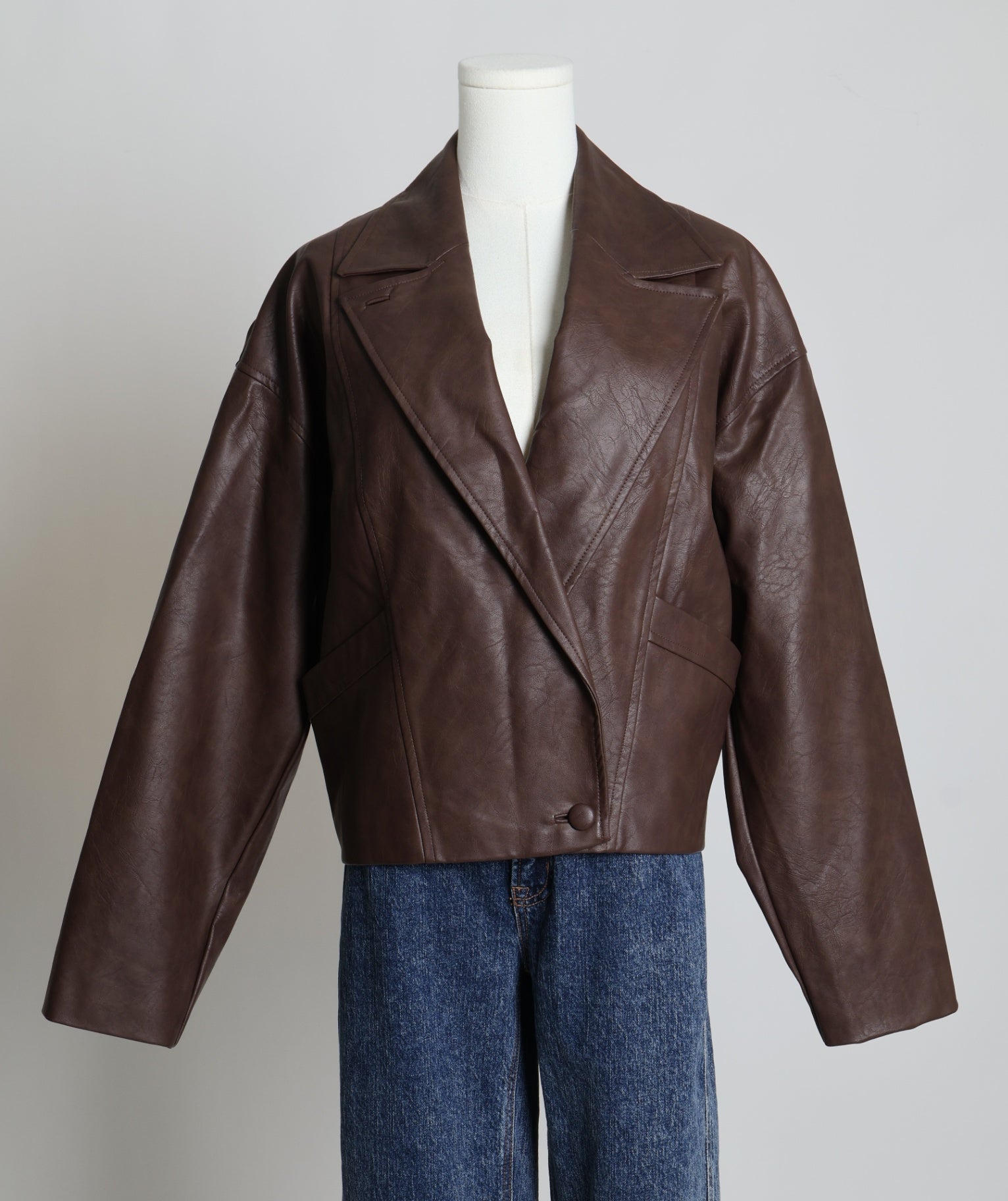Jacket court en cuirette
