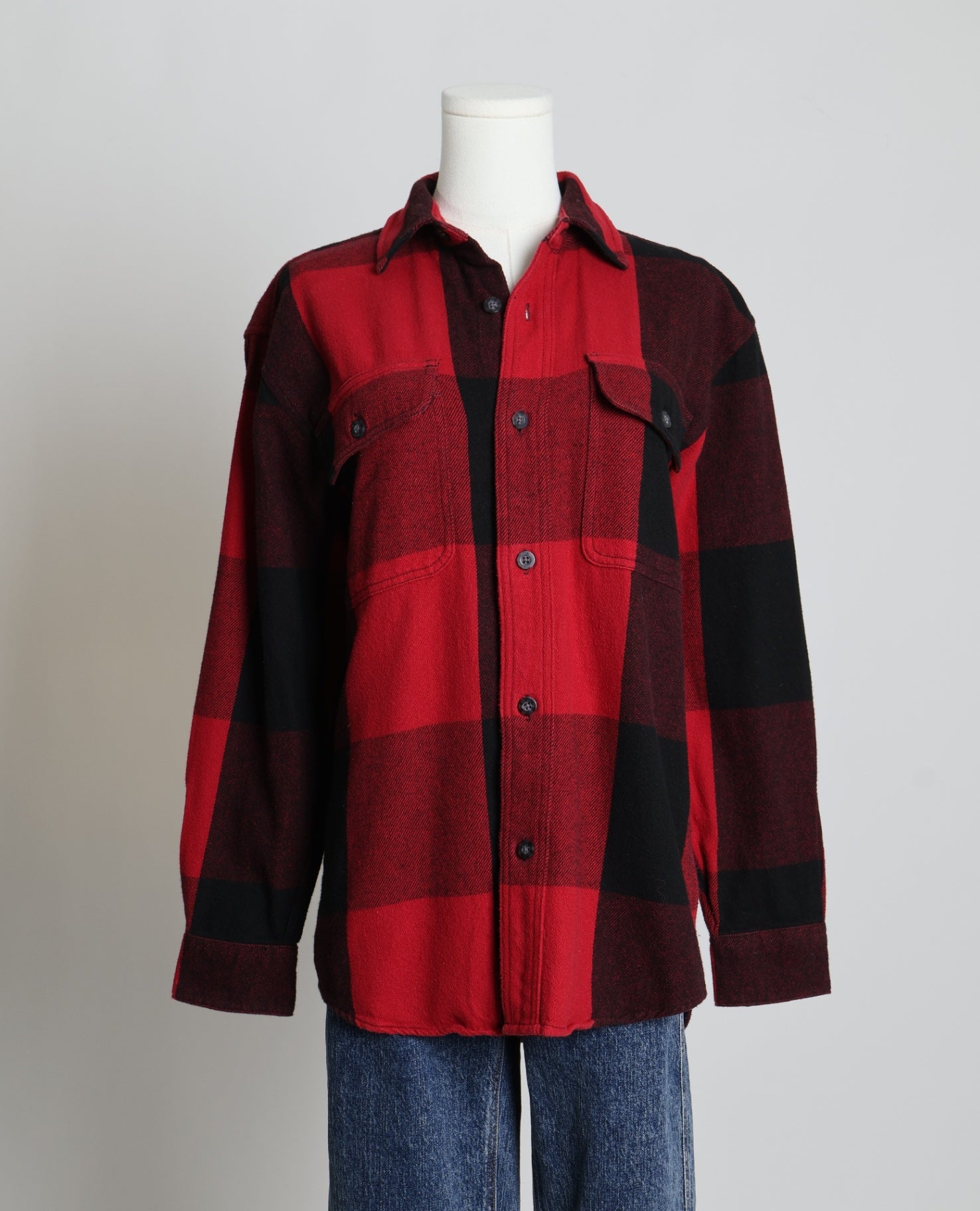 Chemise à carreaux rouge et noire (TNA)