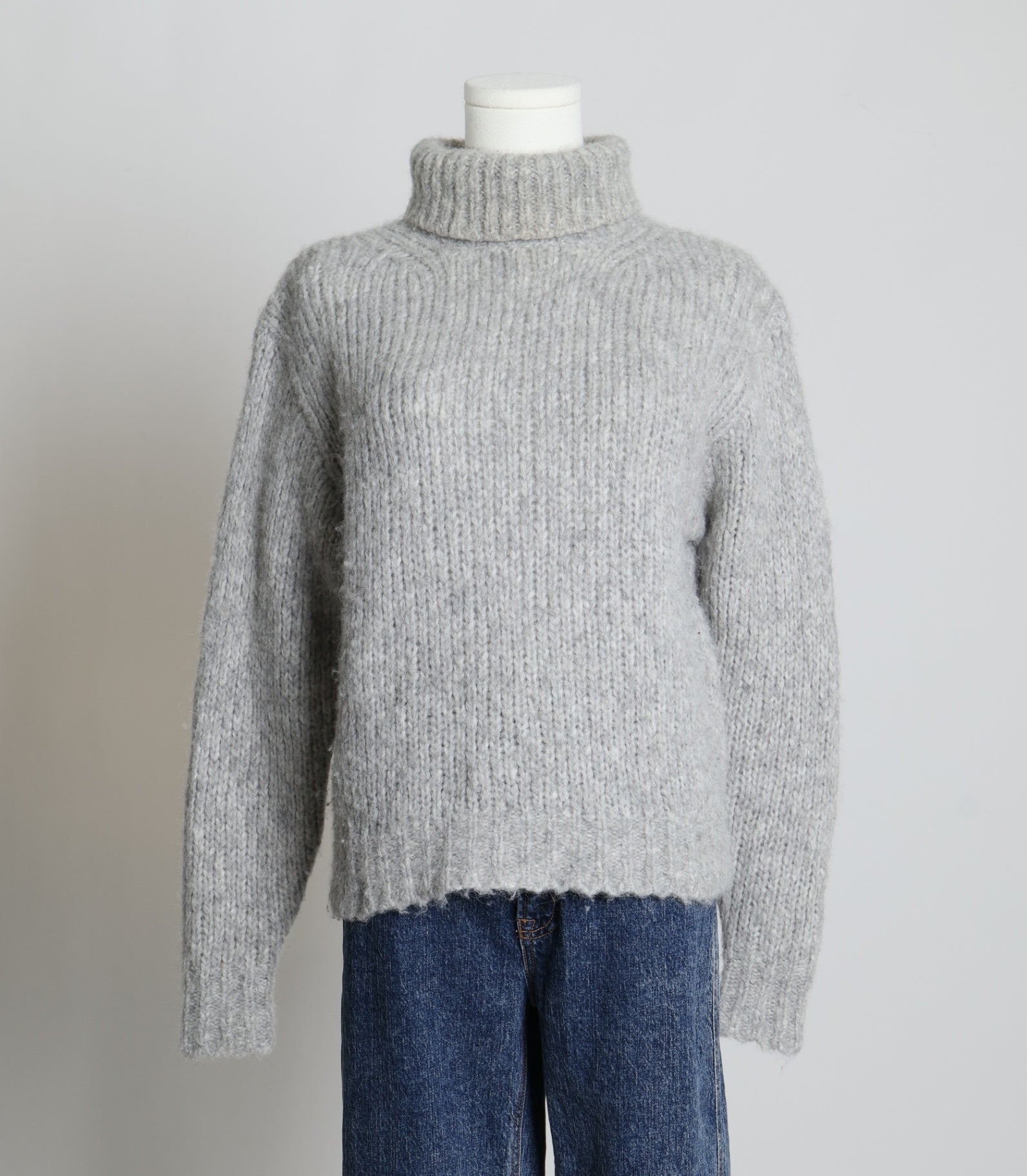 Pull à col roulé avec grosse maille texturée (Wilfred)
