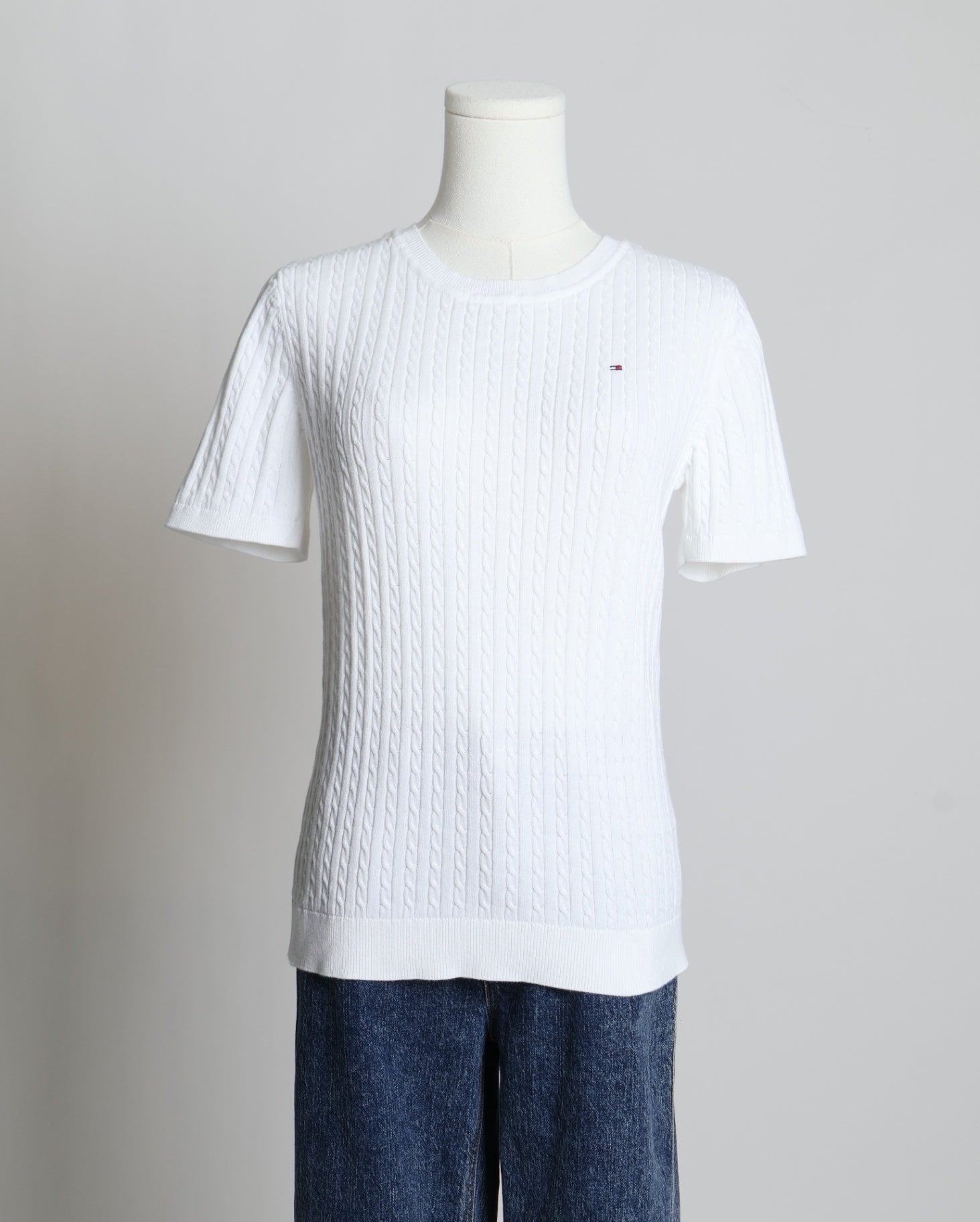 Chandail en tricot torsadé