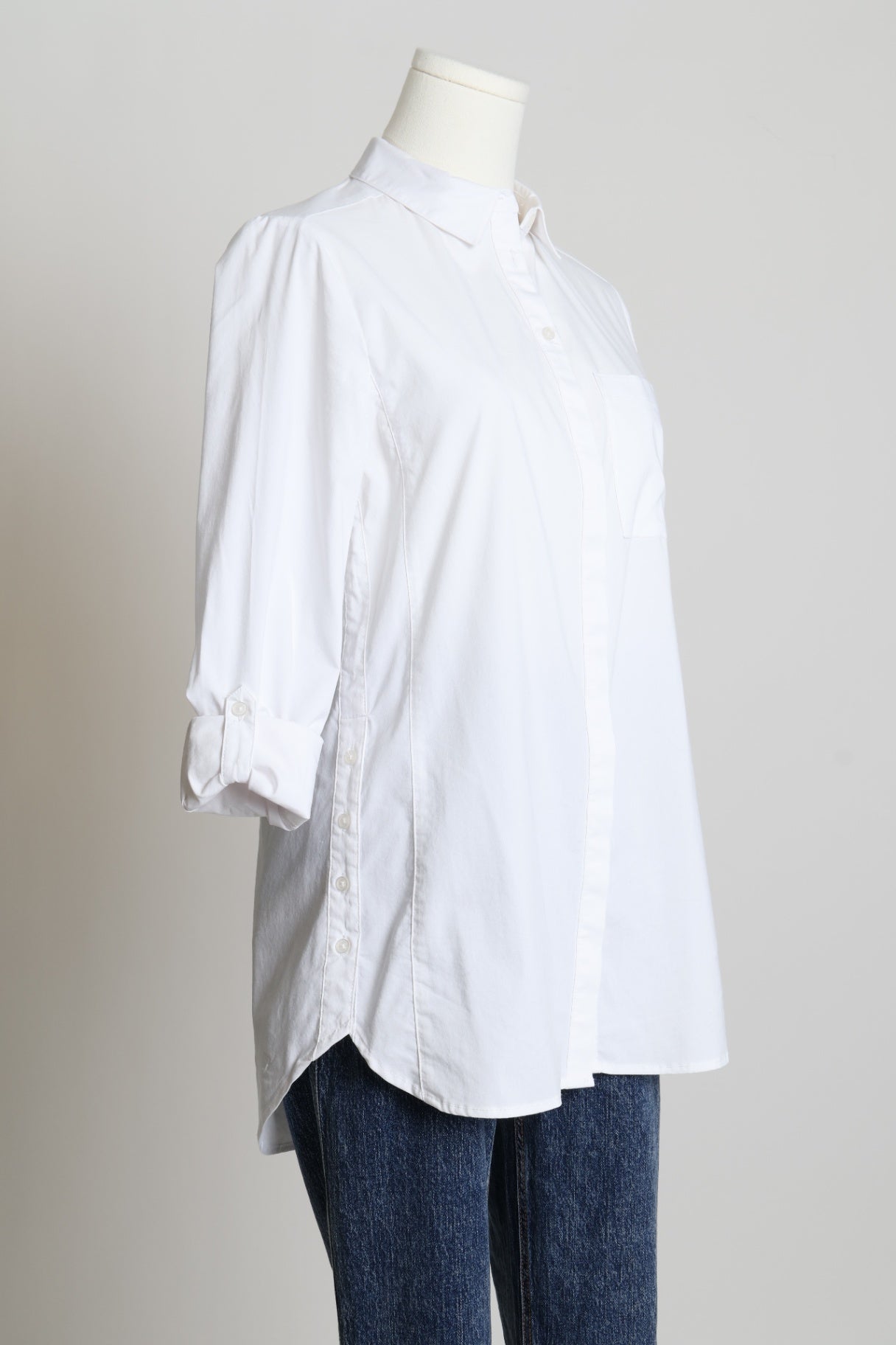 Chemise avec poche sur la poitrine