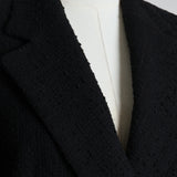 Veston en tweed avec boutons dorés