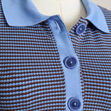 Polo avec texture à micro-rayures (Icône)