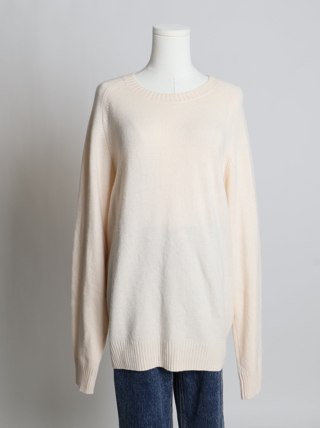 Pull en laine à col rond