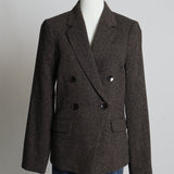 Blazer croisé à double boutonnage en tweed (Contemporaine)