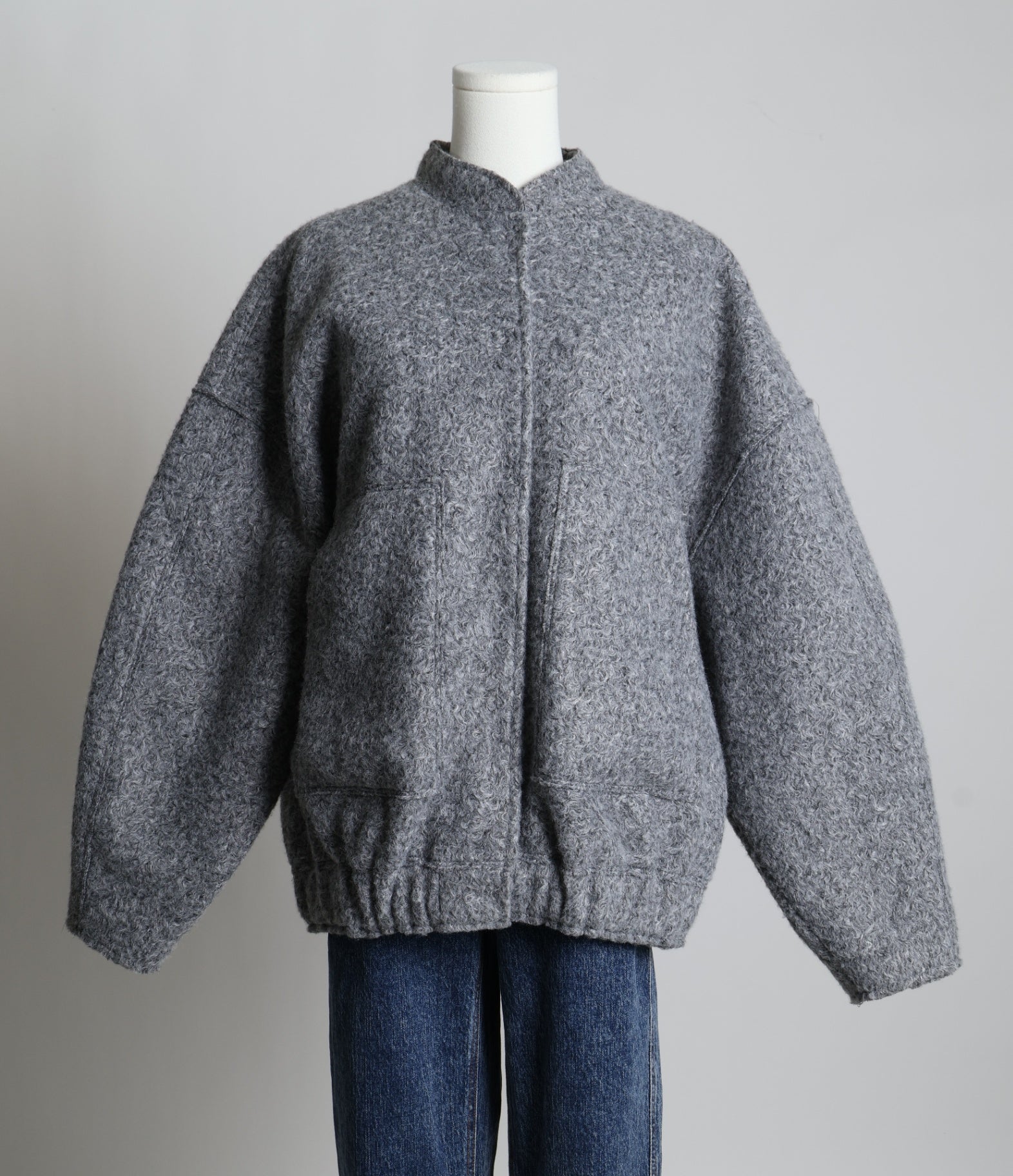 Veste bomber texturée