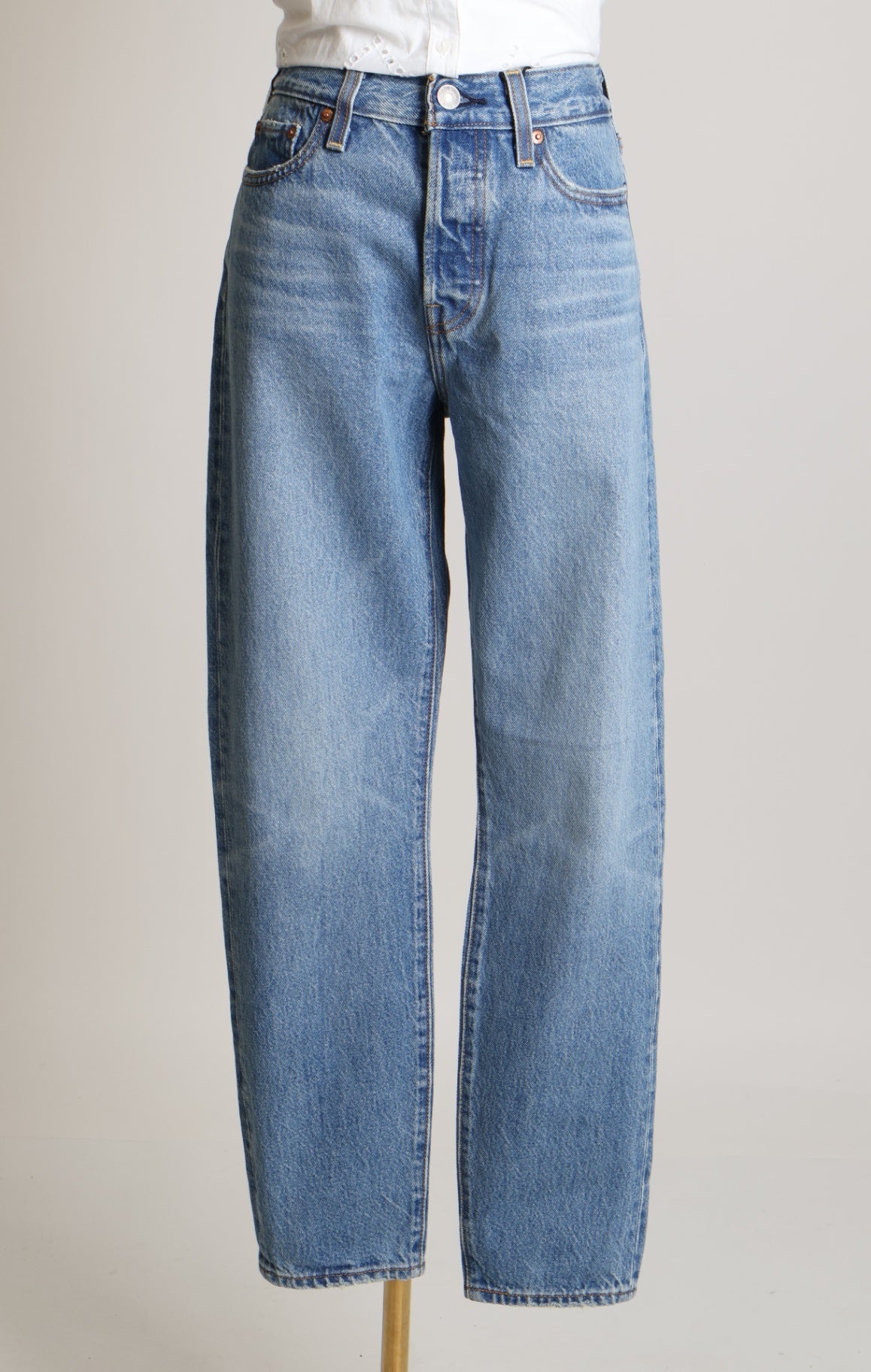 Jean taille haute et jambe fuselée (Wedgie)