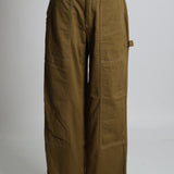 Pantalon utilitaire taille haute à coupe droite