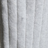 Robe longue en laine à col roulé
