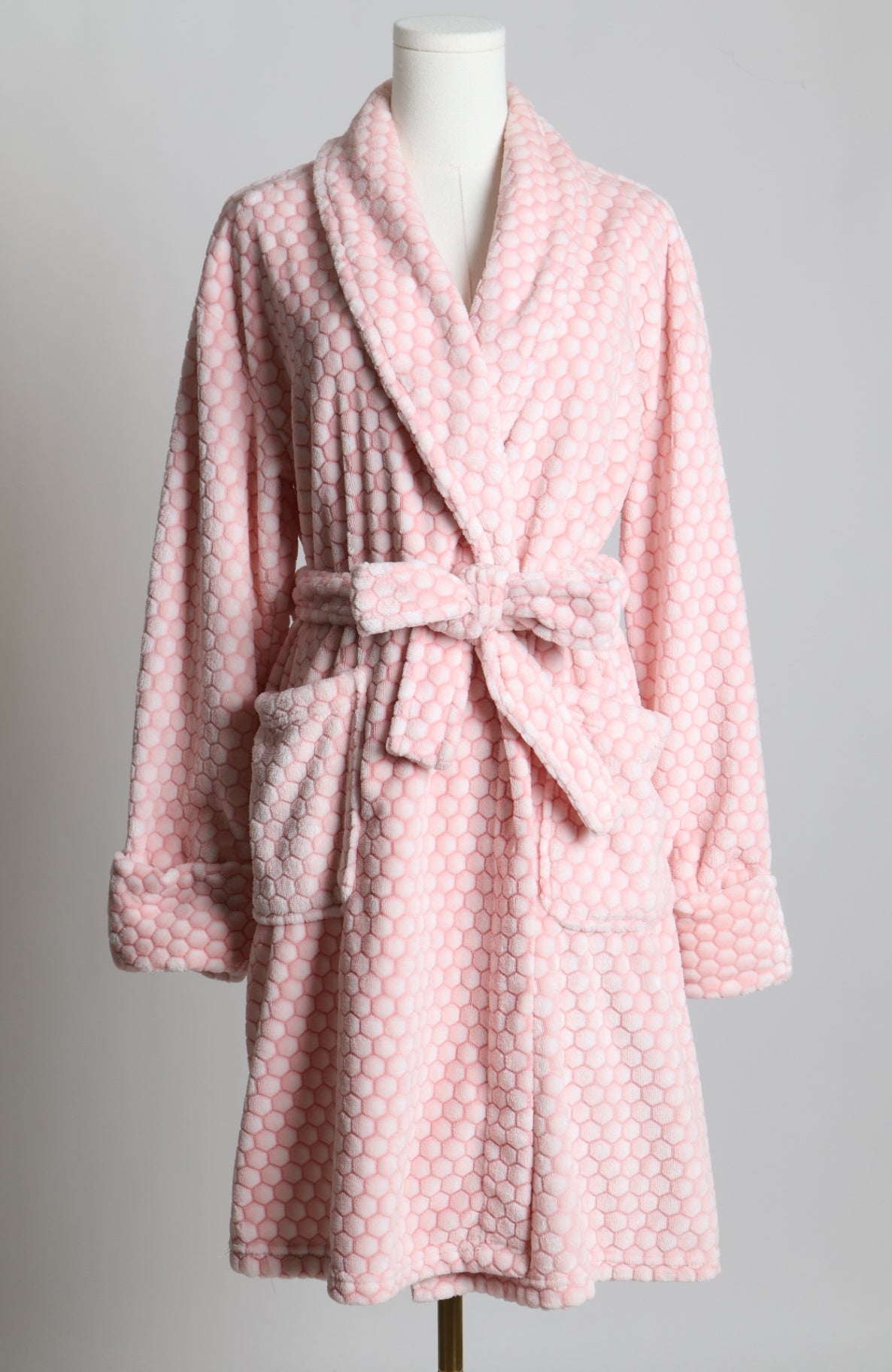 Robe de chambre en peluche douce
