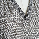 Robe longue style bohème avec motif floral