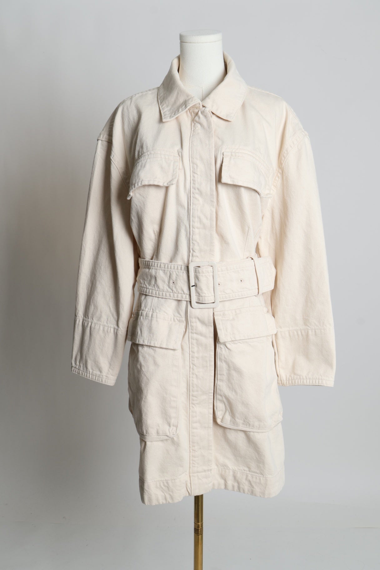 Robe-chemise avec col rabattu