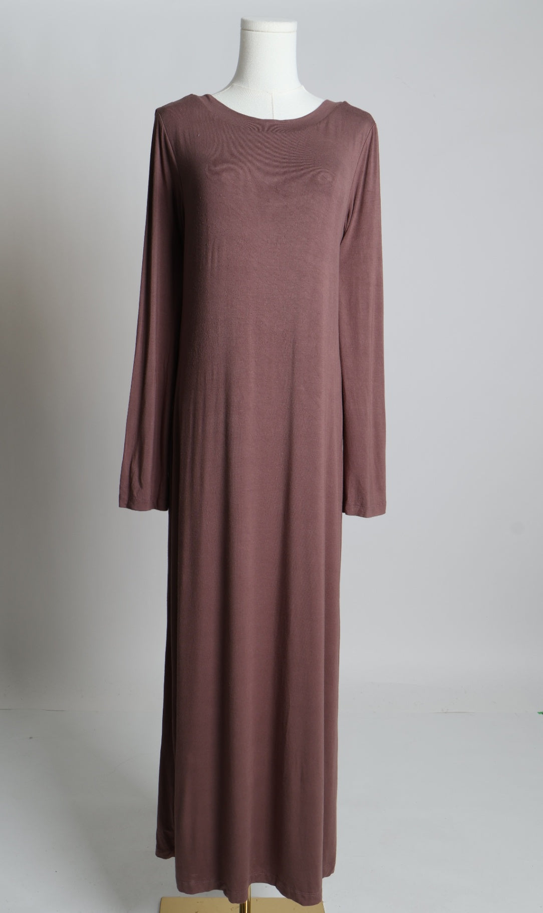 Robe longue à dos ouvert
