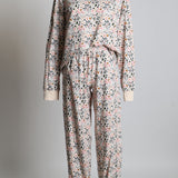 Pyjama 2 morceaux en motif de fleurs
