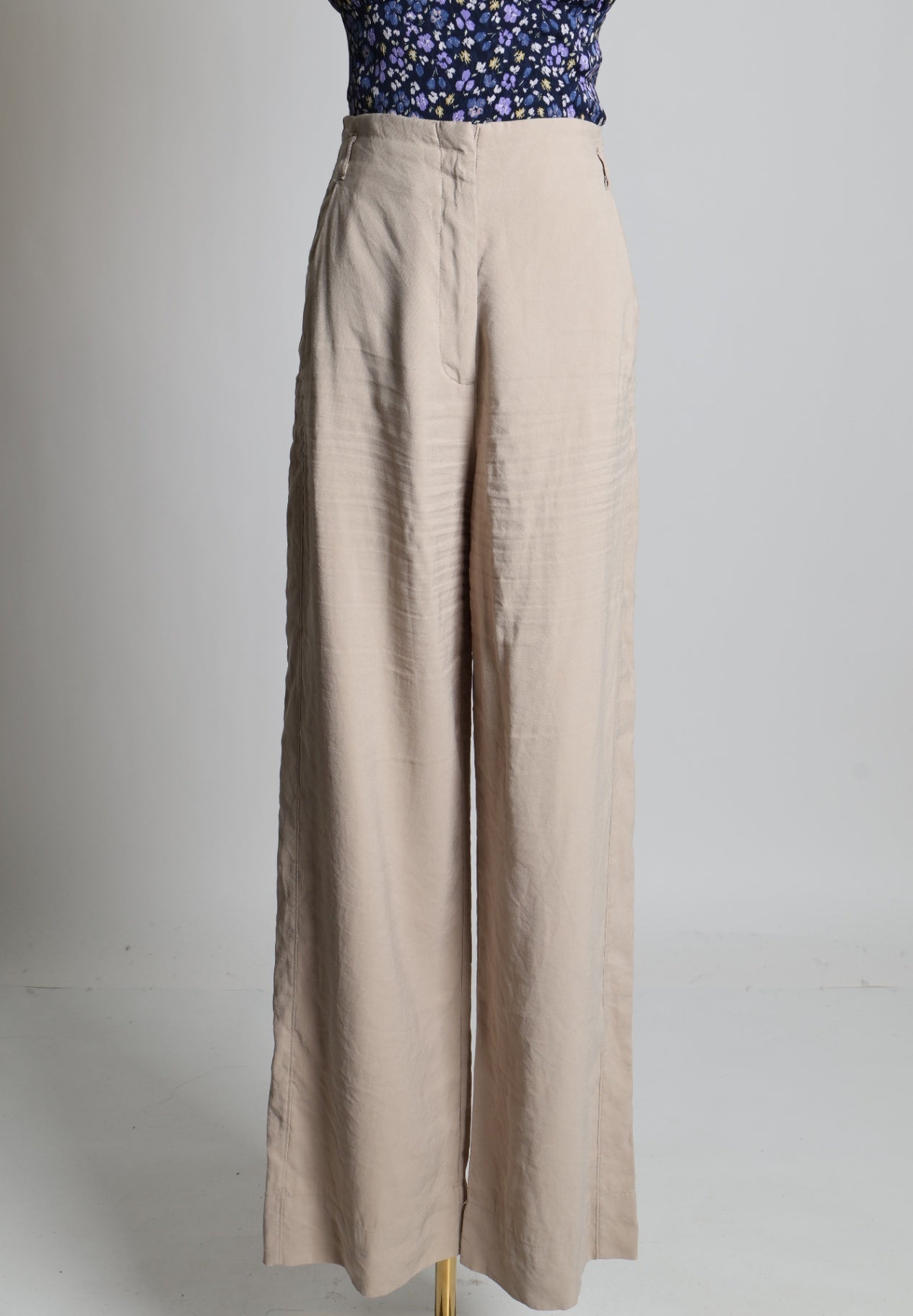 Pantalon jambe large 