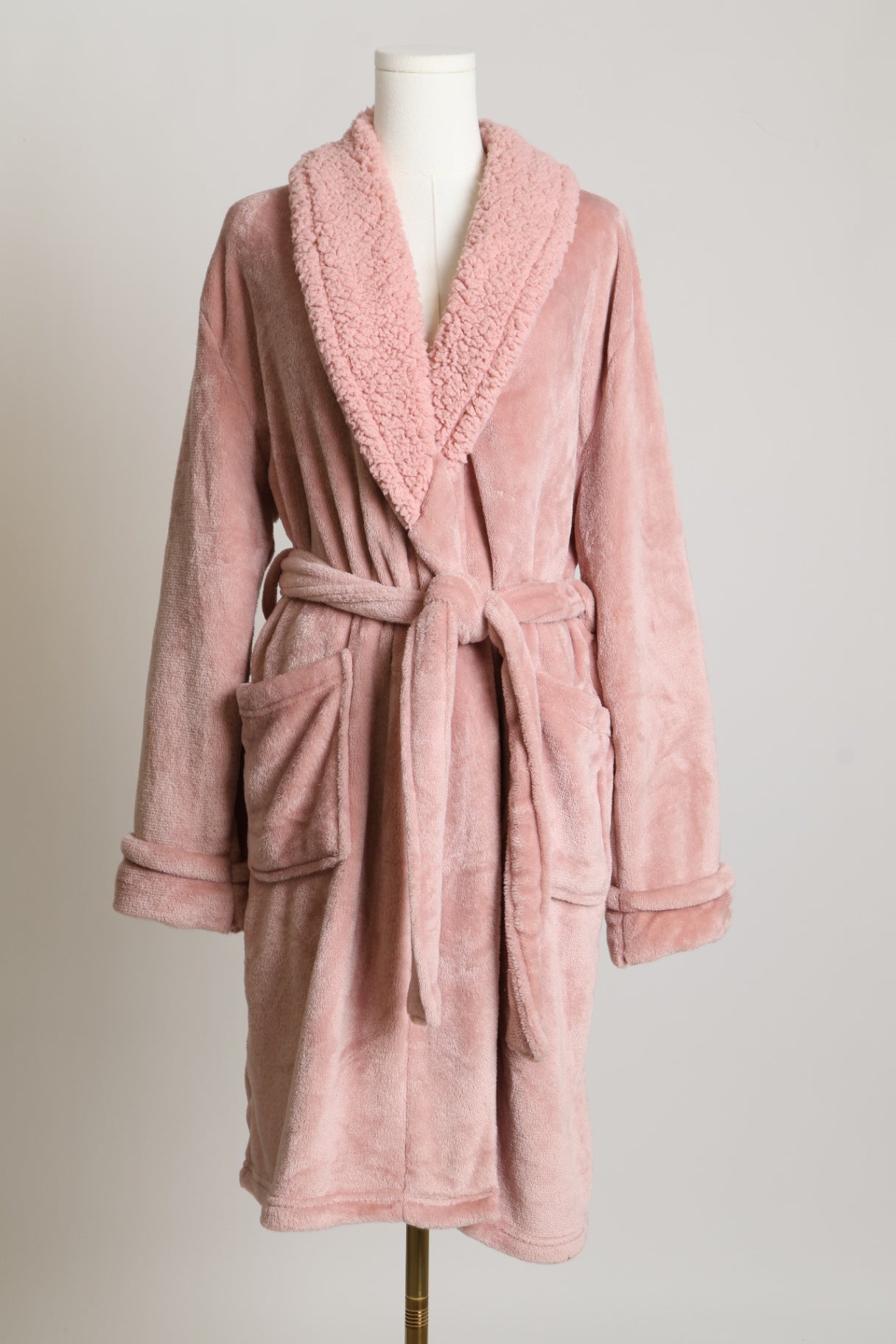 Robe de chambre en sherpa
