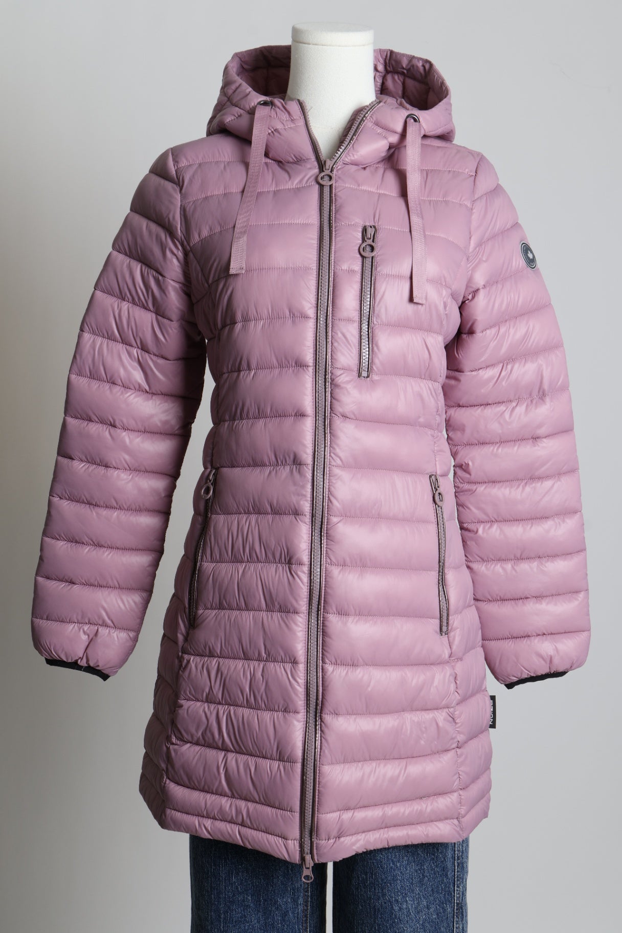 Manteau mi-long matelassé
