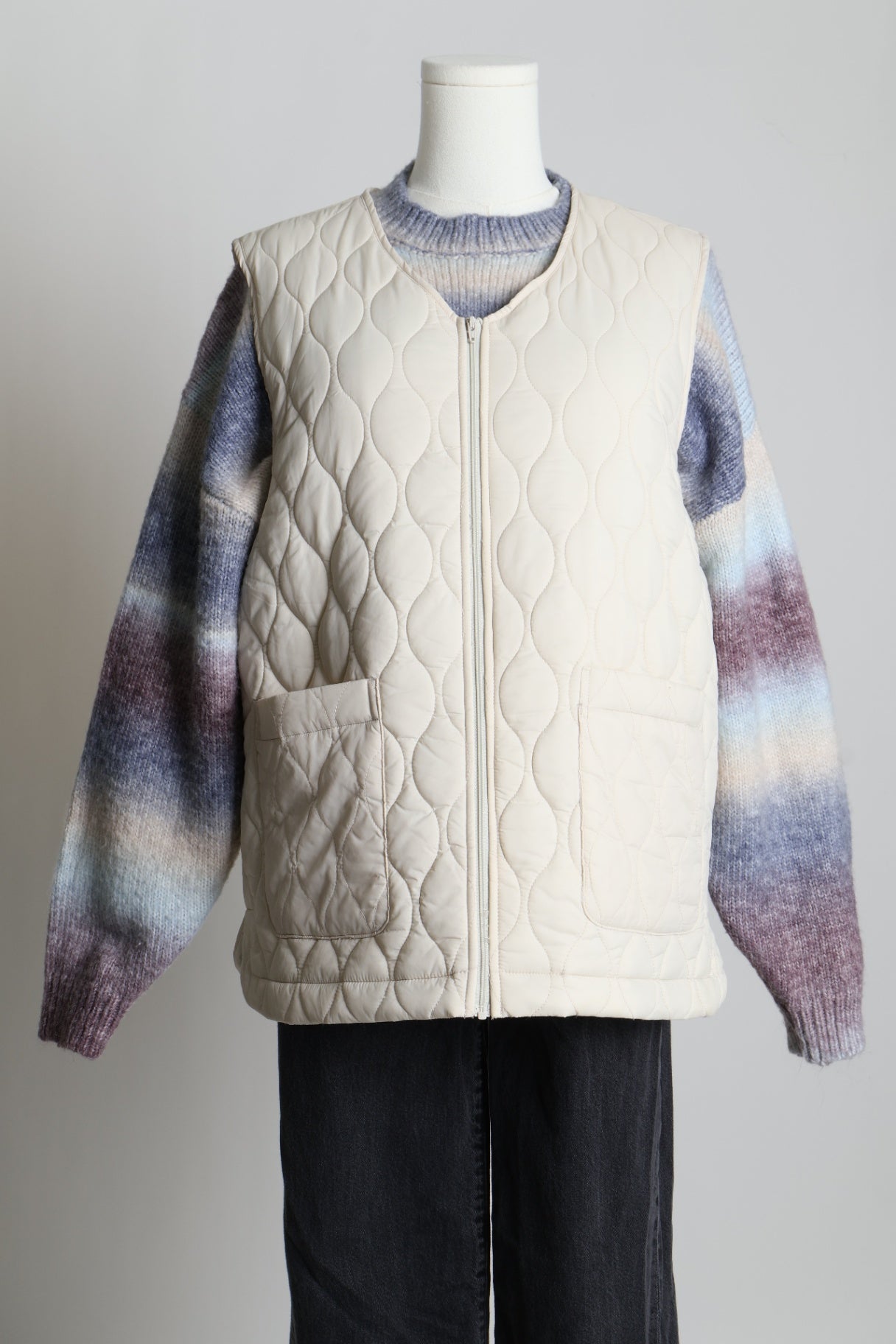 Veste sans manches matelassé