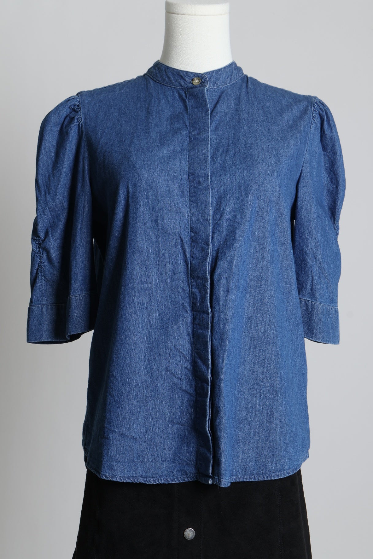 Chemise à manches courtes style denim (Icône)