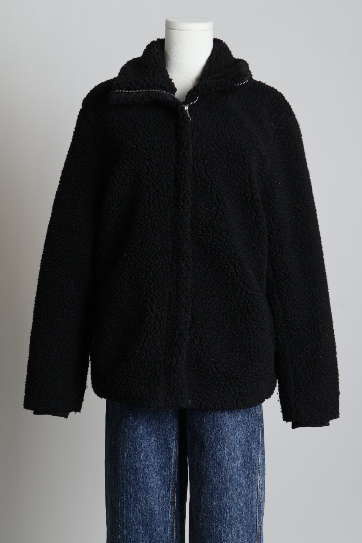 Manteau en polaire sherpa