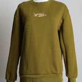 Crew Neck avec imprimé rose