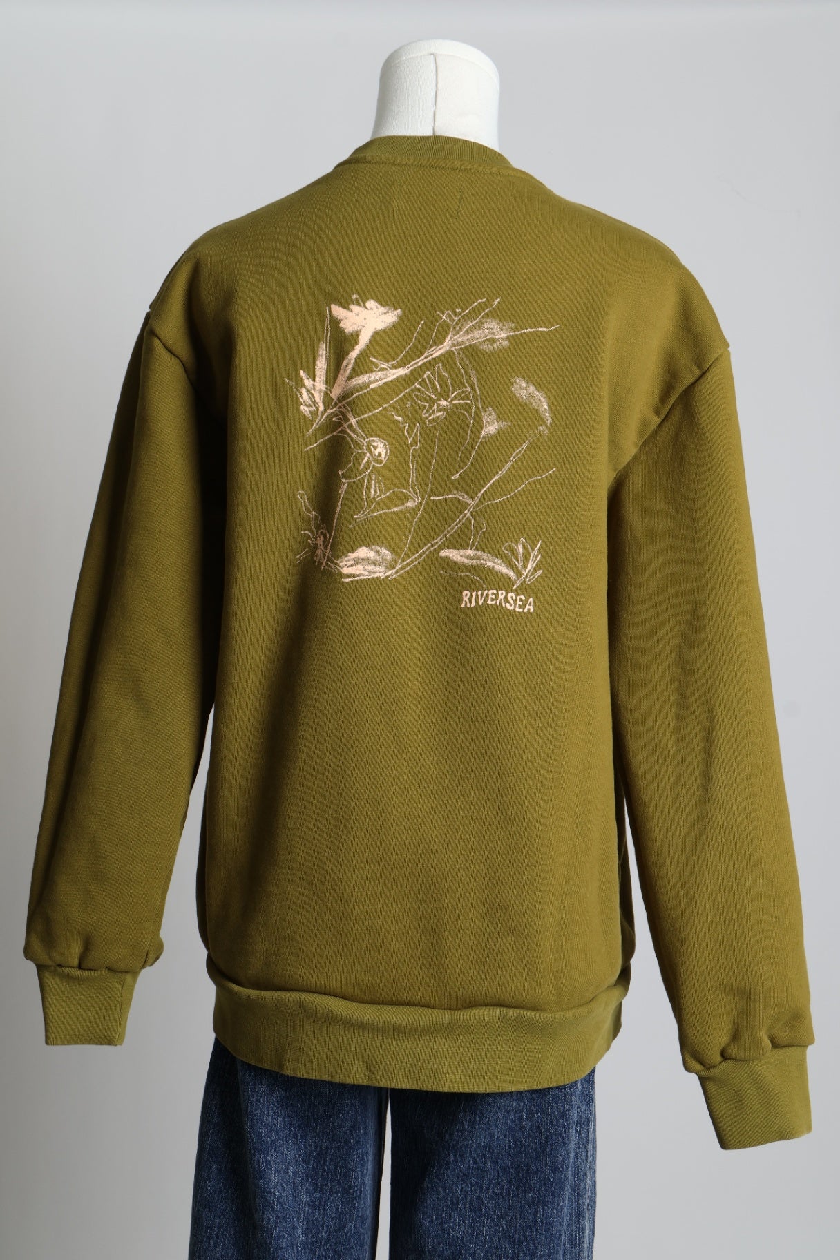 Crew Neck avec imprimé rose