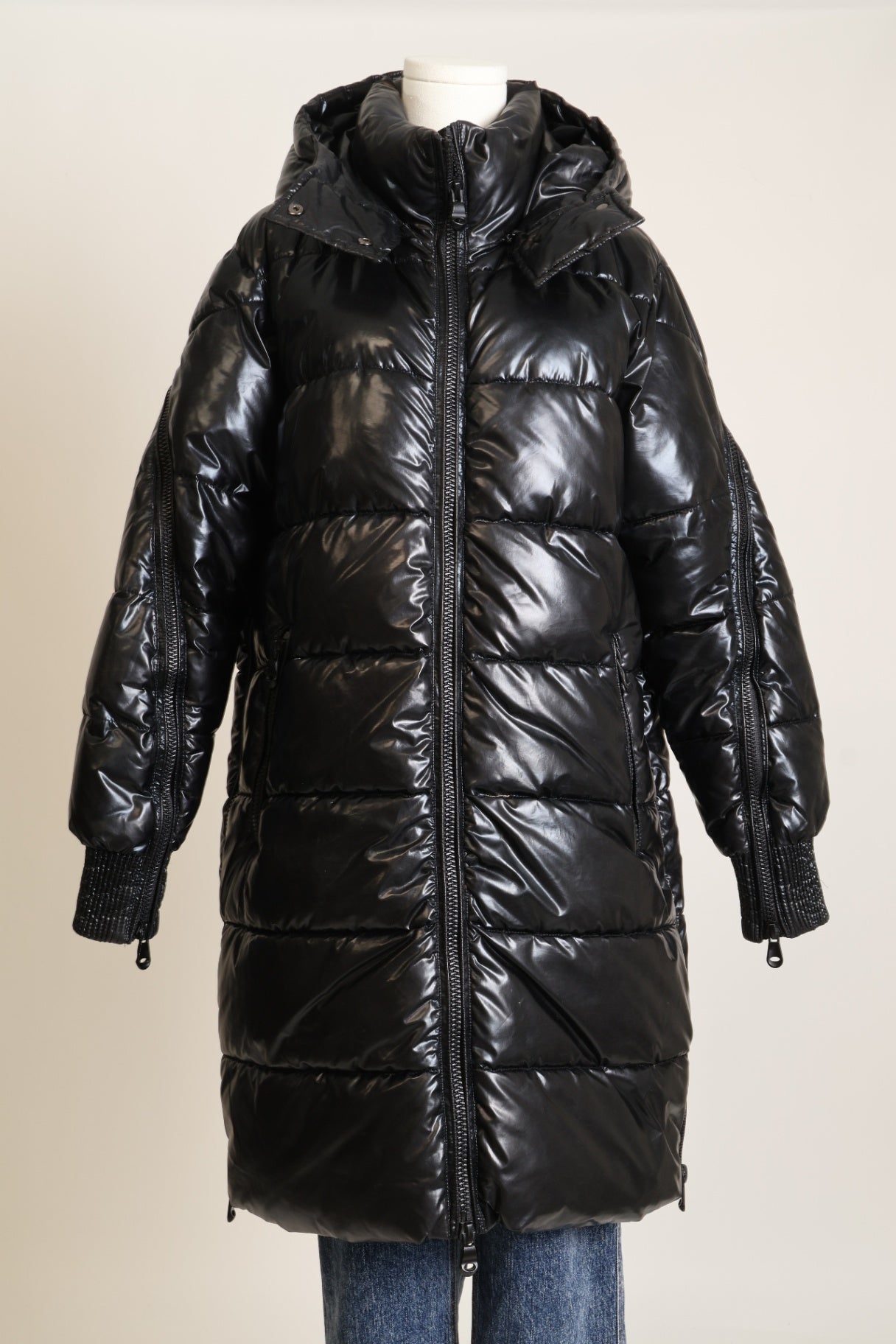 Manteau mi-long matelassé