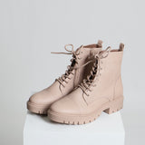 Bottes de combat à lacets