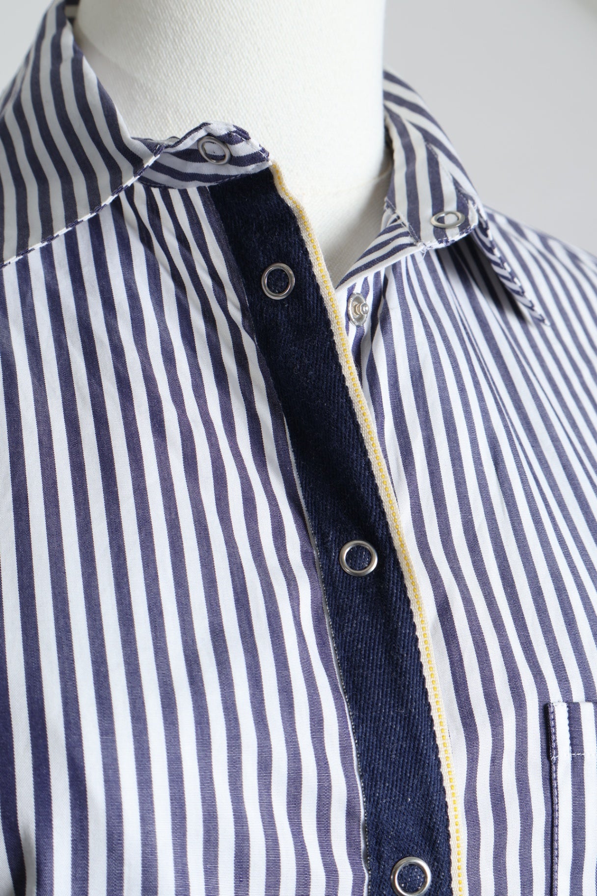 Robe-chemise motif lignée
