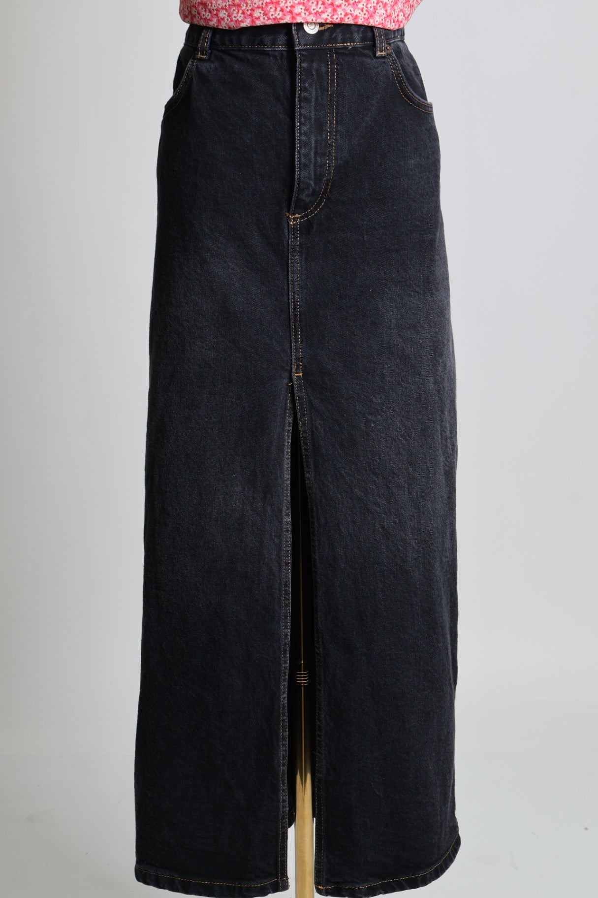 Jupe midi avec fente