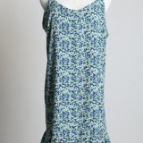 Robe courte avec ourlet à volants