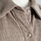 Chemise avec texture plissée