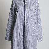 Robe-chemise motif lignée
