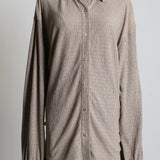 Chemise avec texture plissée