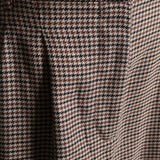 Pantalon motif pied-de-poule