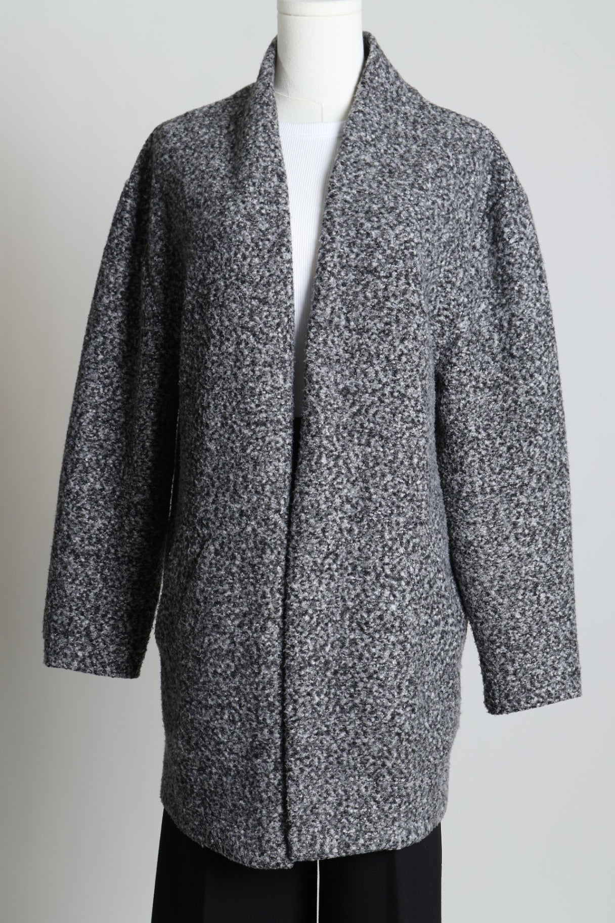 Cardigan en tricot moucheté